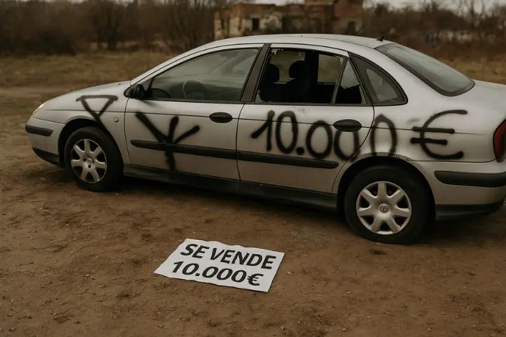 bandalismo-coche Coche vandalizado