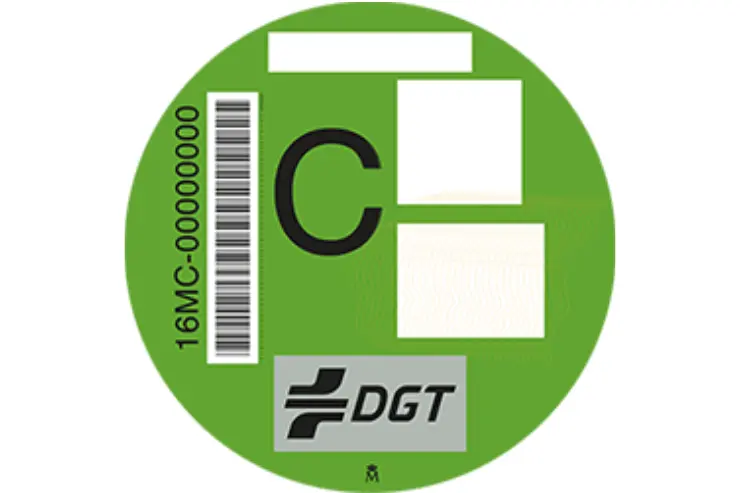 Distintivo ambiental etiqueta C
