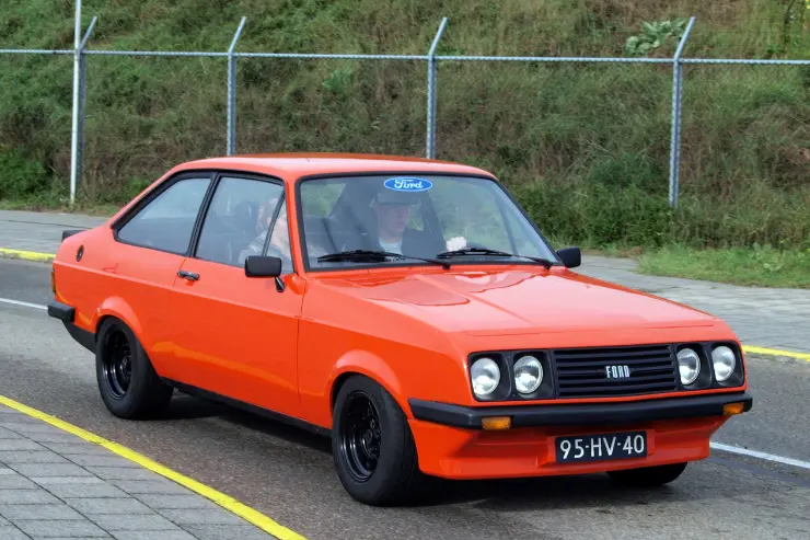 Icónico coche Ford Escort de segunda mano