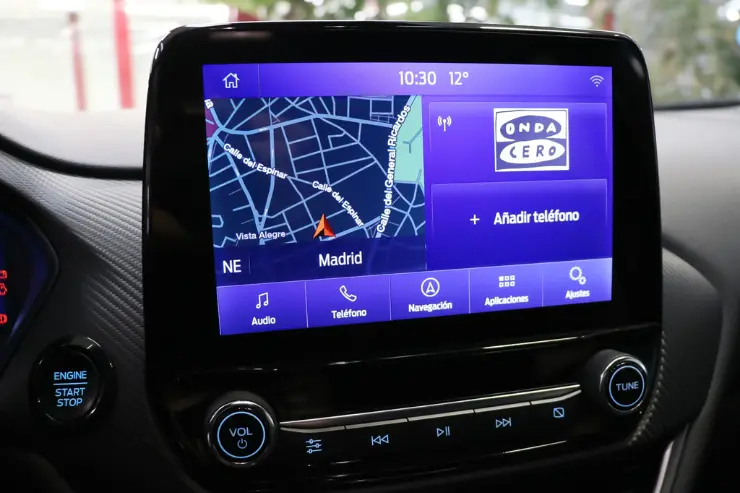 Pantalla tactil del Ford Puma