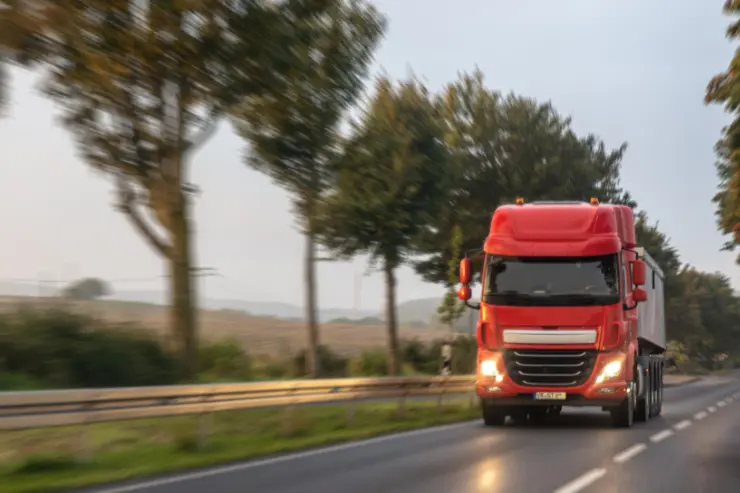 Camión en la carretera