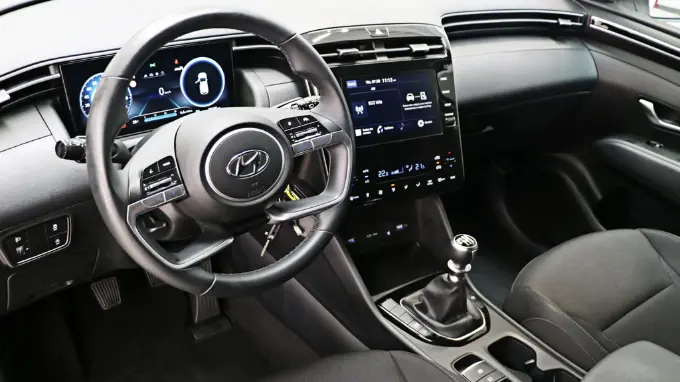 hyundai Interior de un coche Hyundai Tucson