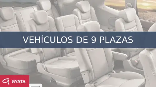 Coches monovolumen y todo-terreno de 9 plazas