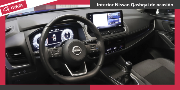 Interior Nissan Qashqai de segunda mano