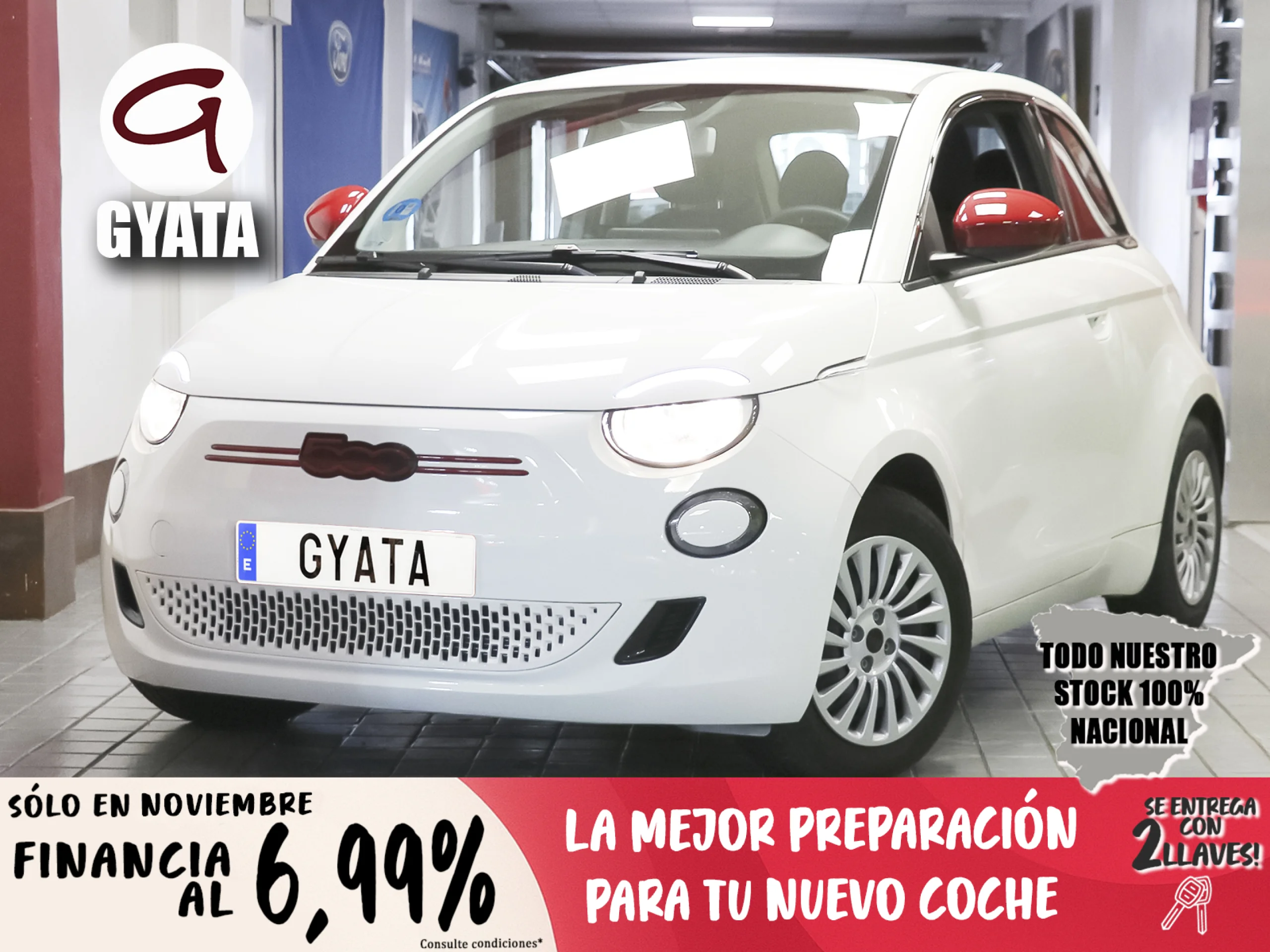 Fiat 500 Electrico Red Hb 320km 85 kW (118 CV) - Foto 1