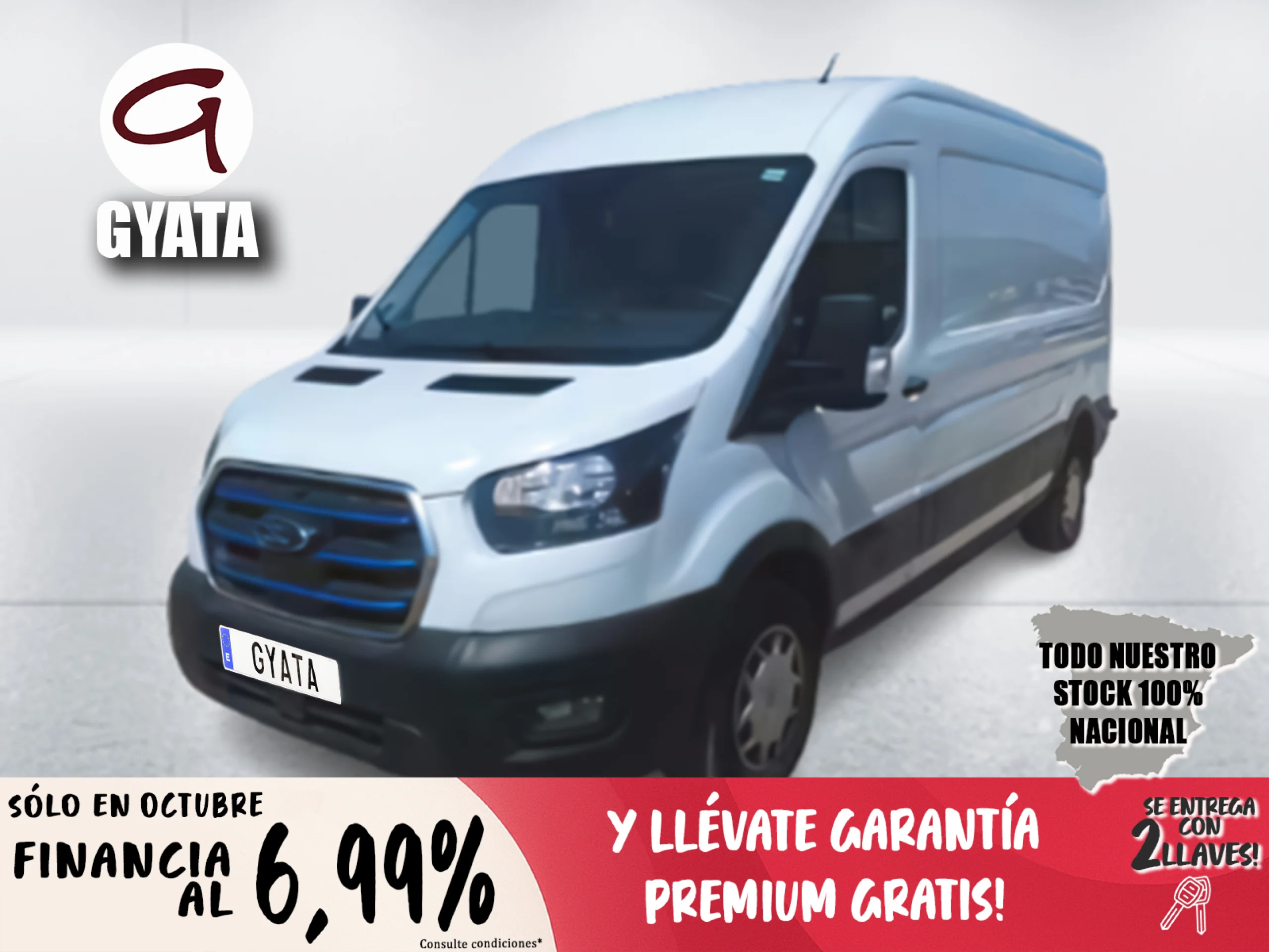 Ford Transit Furgon 350 BEV L3 RWD 75kWh 75 kWh 184 CV - Foto 1