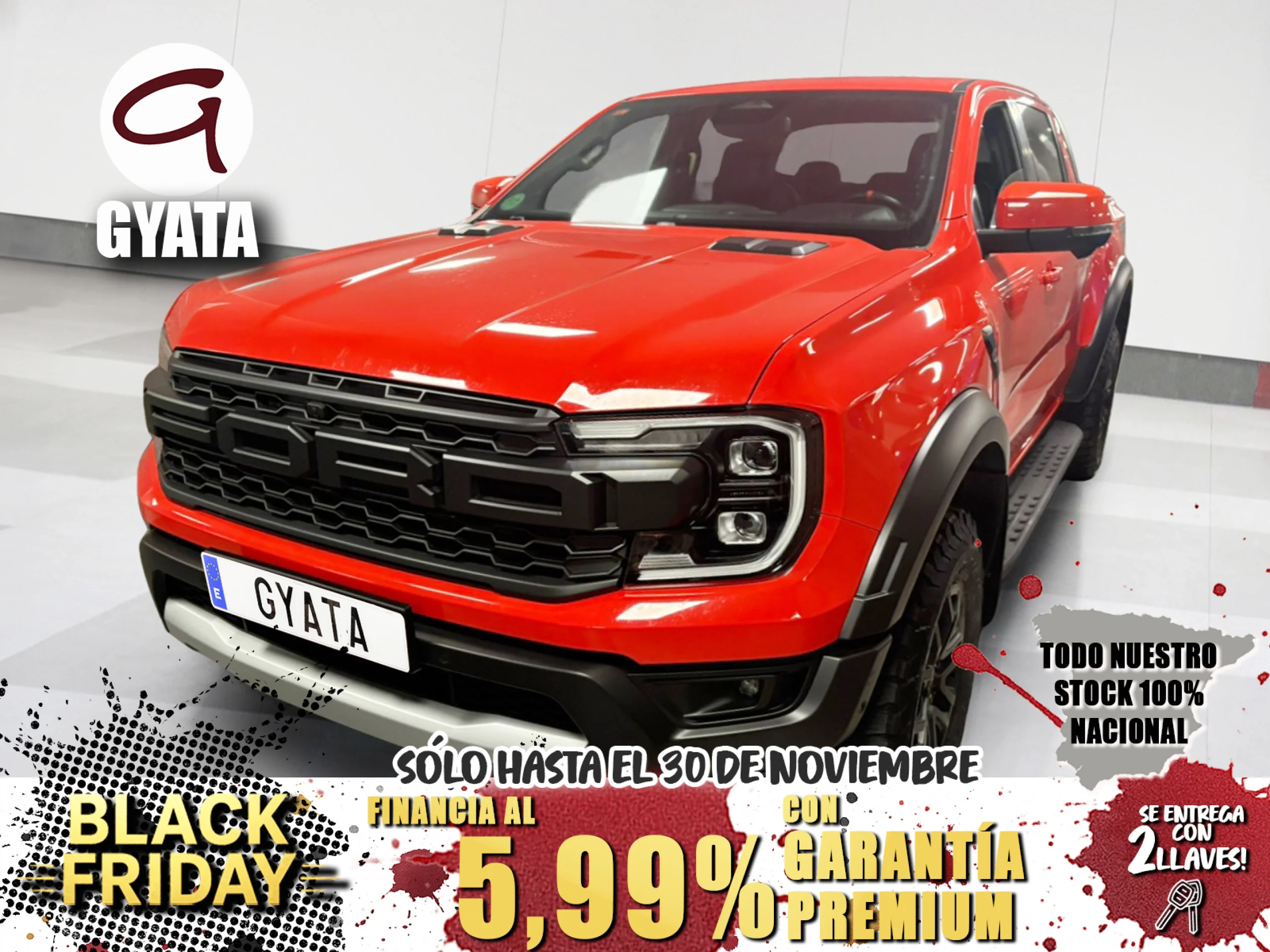 Ford Ranger Pickup 3.0 Ecoboost Doble Cabina Raptor AT 4x4 212 kW (288 CV) - Foto 1