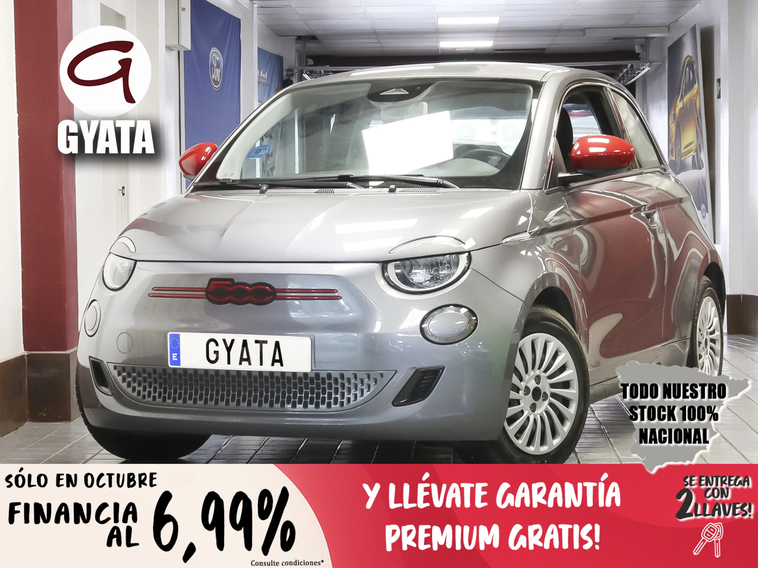 Fiat 500 Electrico Red Hb 320km 85 kW (118 CV) - Foto 1