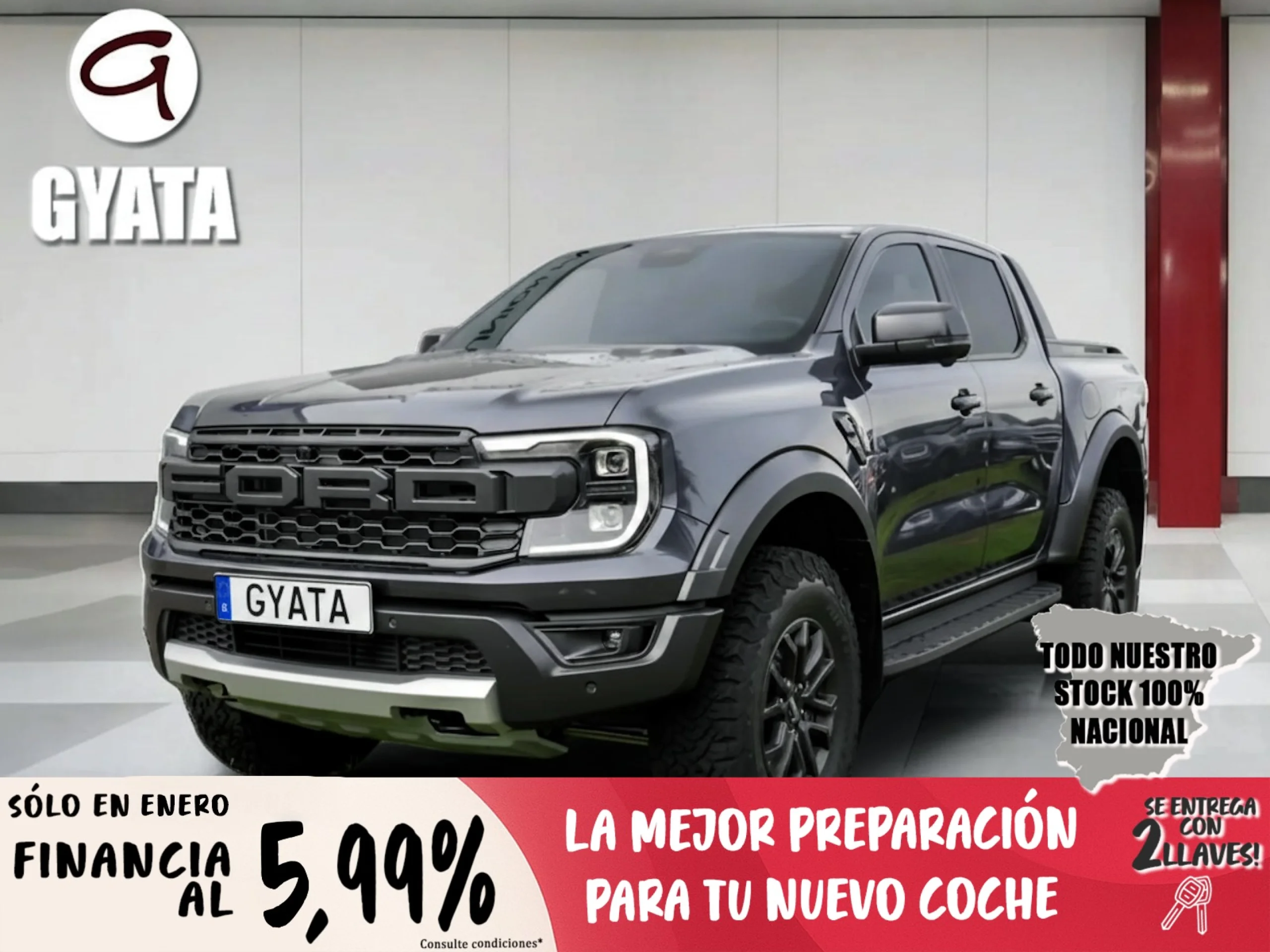 Ford Ranger Pickup 2.0 Ecoblue Doble Cabina Raptor e-AWD AT 154 kW (210 CV) - Foto 1