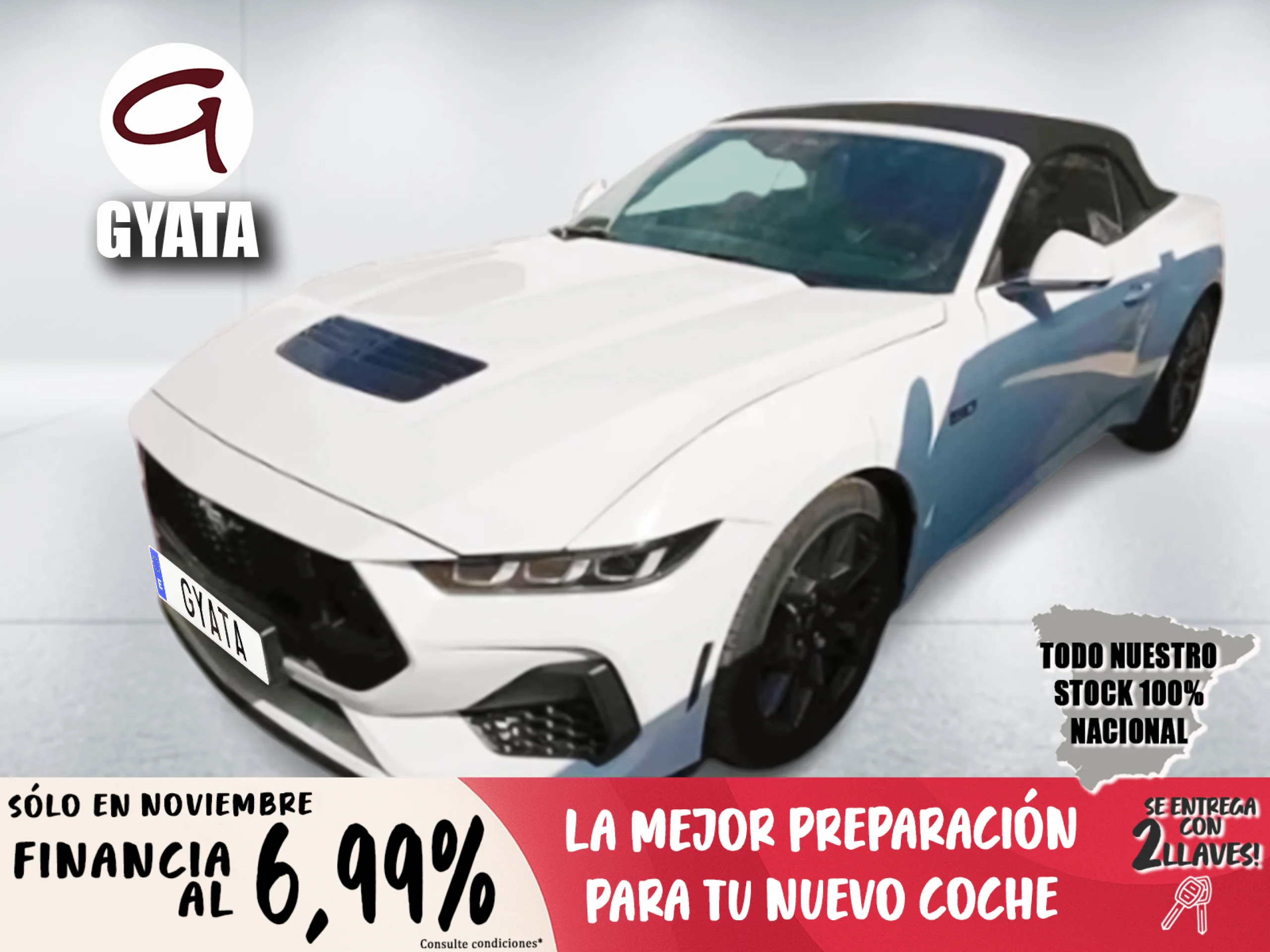 Ford Mustang 5.0 Ti-VCT V8 Convertible Mustang GT AT 331 kW (450 CV) - Foto 1
