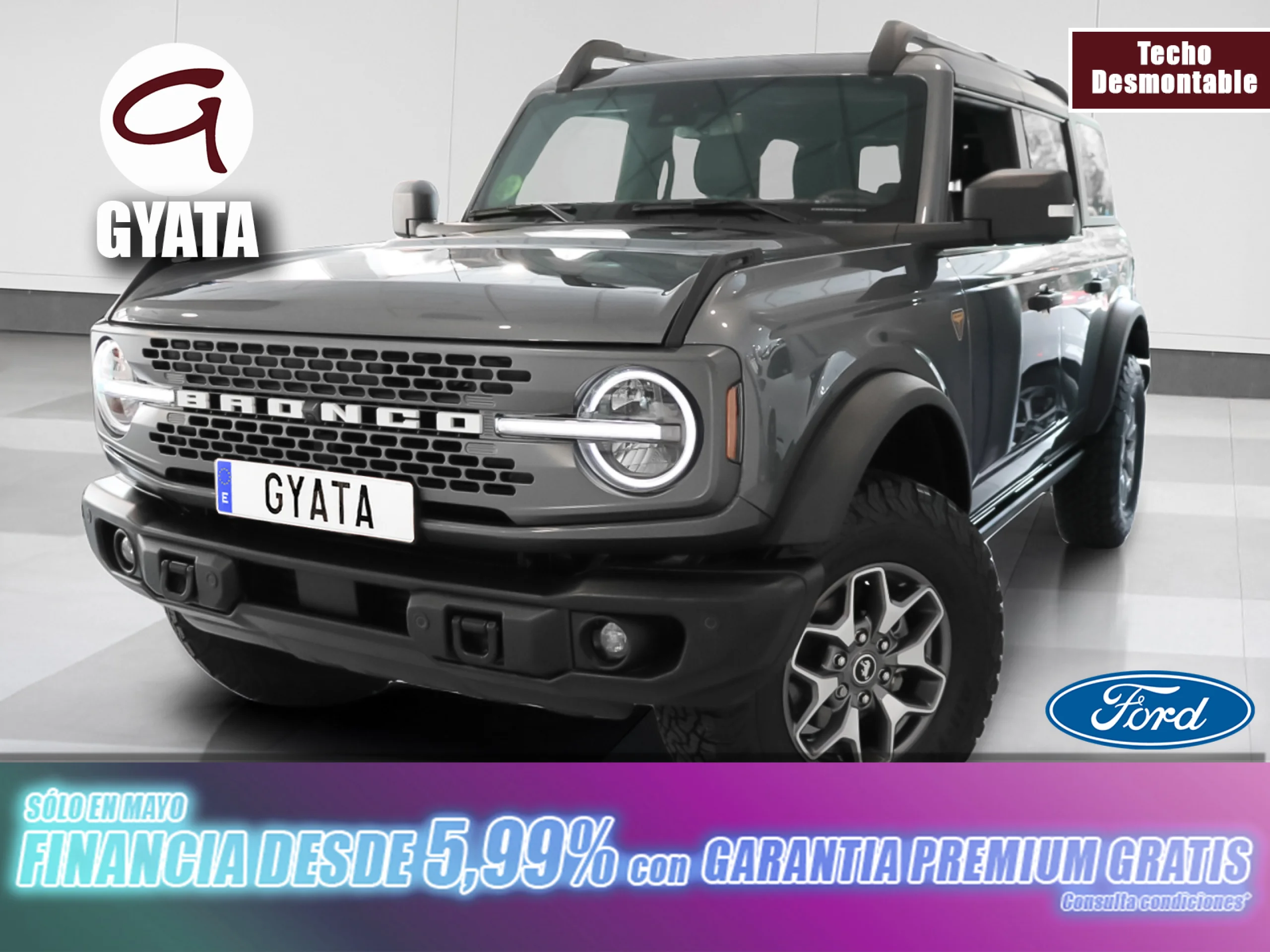 Ford Bronco 2.7 EcoBoost Badlands V6 4x4 Int. 246 kW (335 CV) - Foto 1