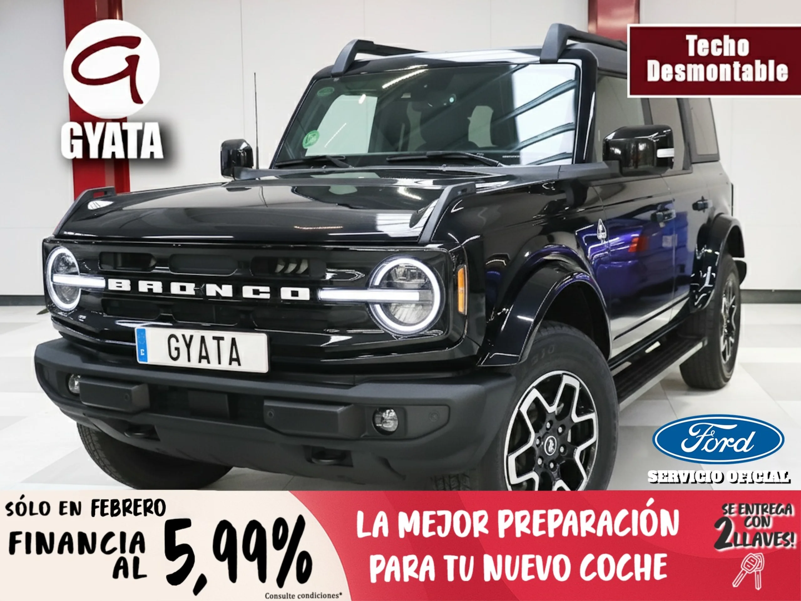 Ford Bronco 2.7 EcoBoost V6 Outer Banks 4x4 In Auto 246 kW (335 CV) - Foto 1