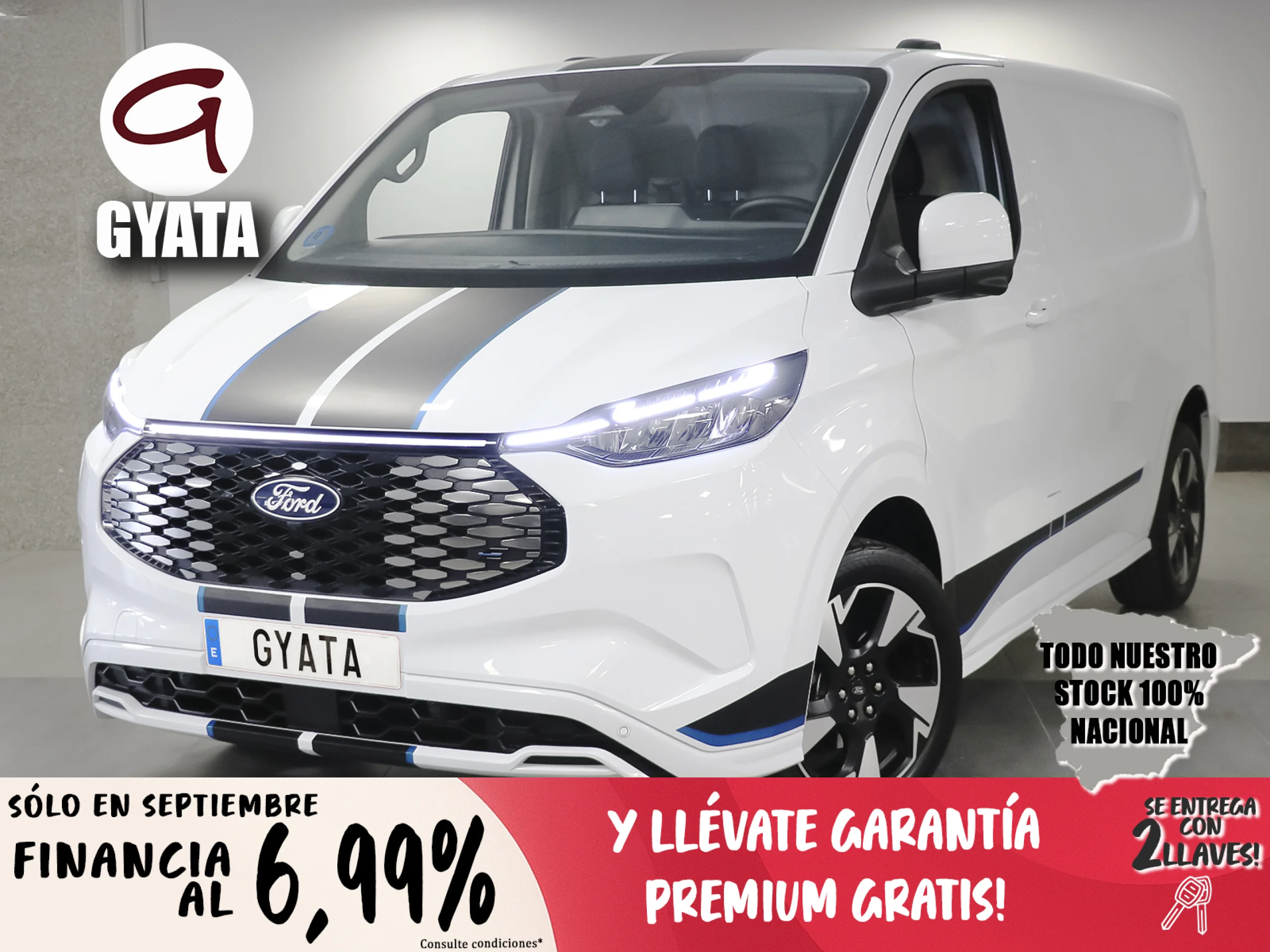 Ford Transit Custom Furgon BEV 64kWh 320 L1 Sport 210 kW (286 CV) - Foto 1