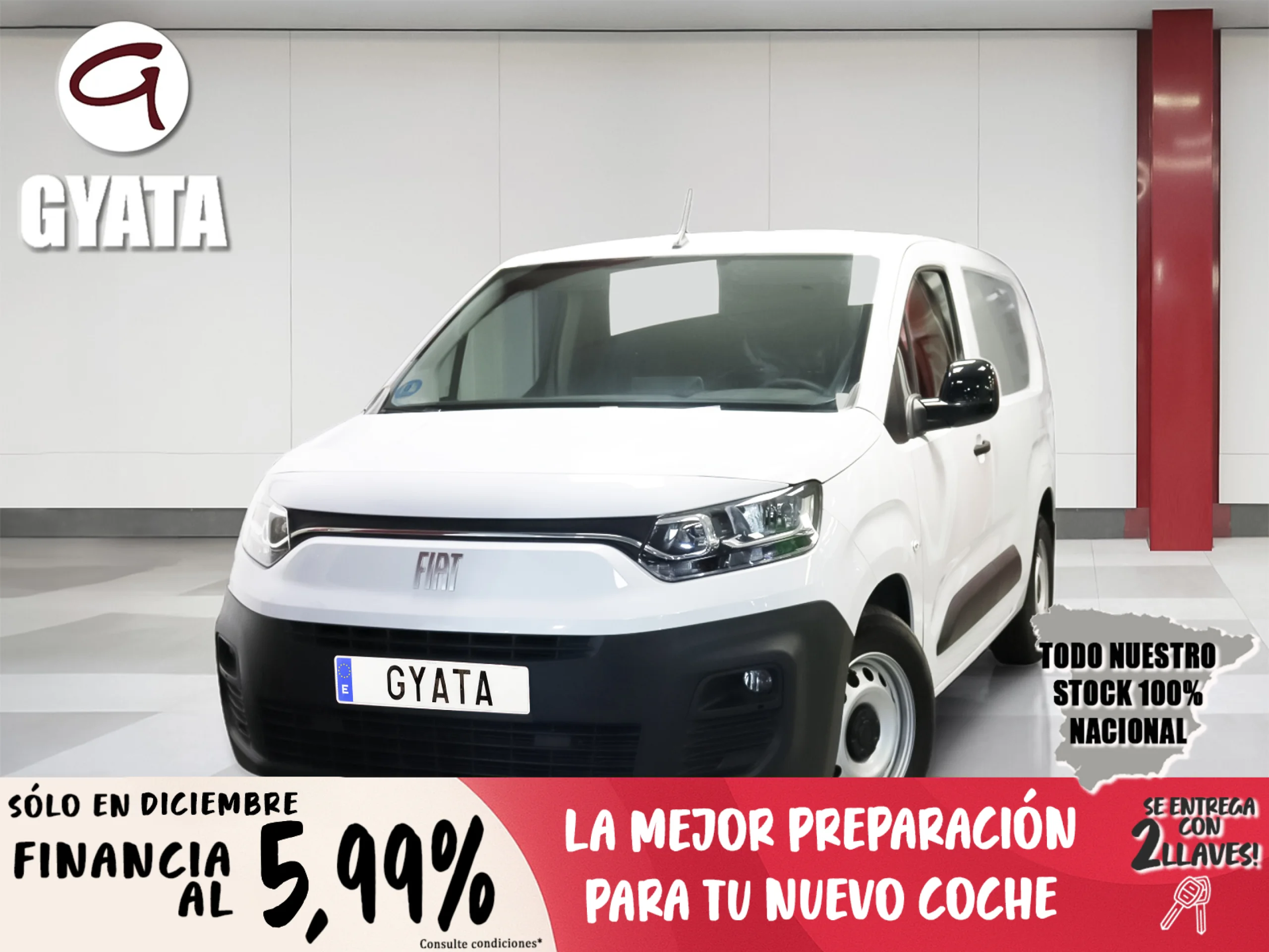 Fiat E-Doblò Furgón Maxi 50kWh L2H1 100 kW (136 CV) - Foto 1