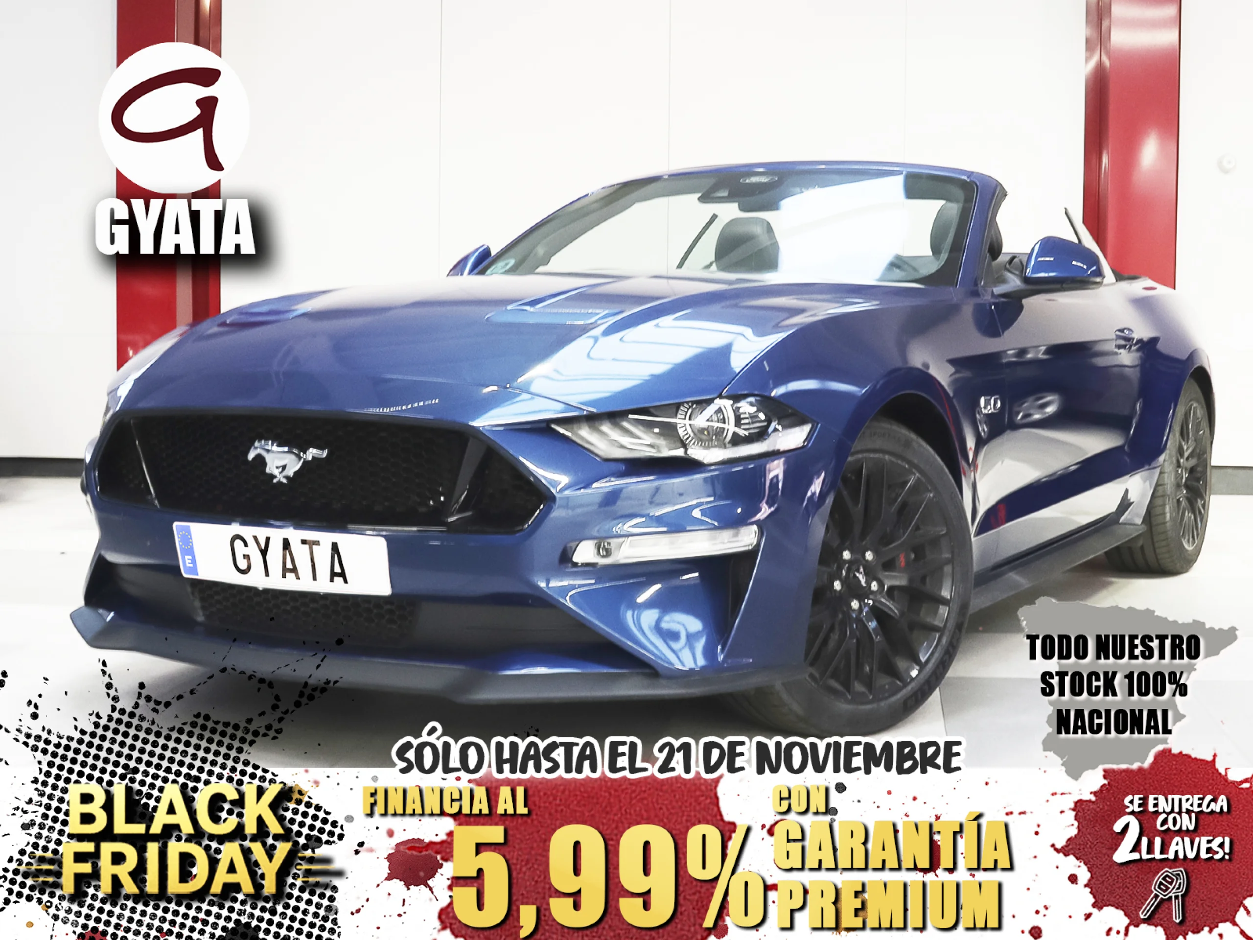 Ford Mustang 5.0 Ti-VCT V8 Convertible Mustang GT Autom. 331 kW (450 CV) - Foto 1