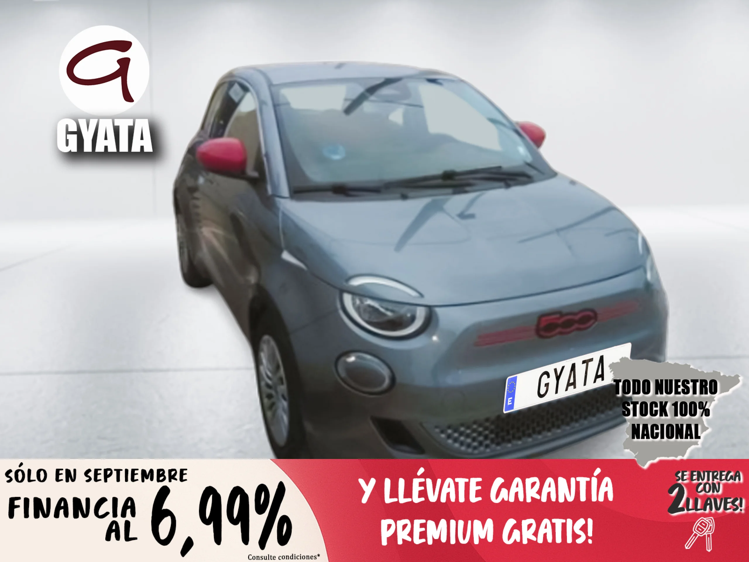 Fiat 500 Electrico Red Hb 320km 85 kW (118 CV) - Foto 1