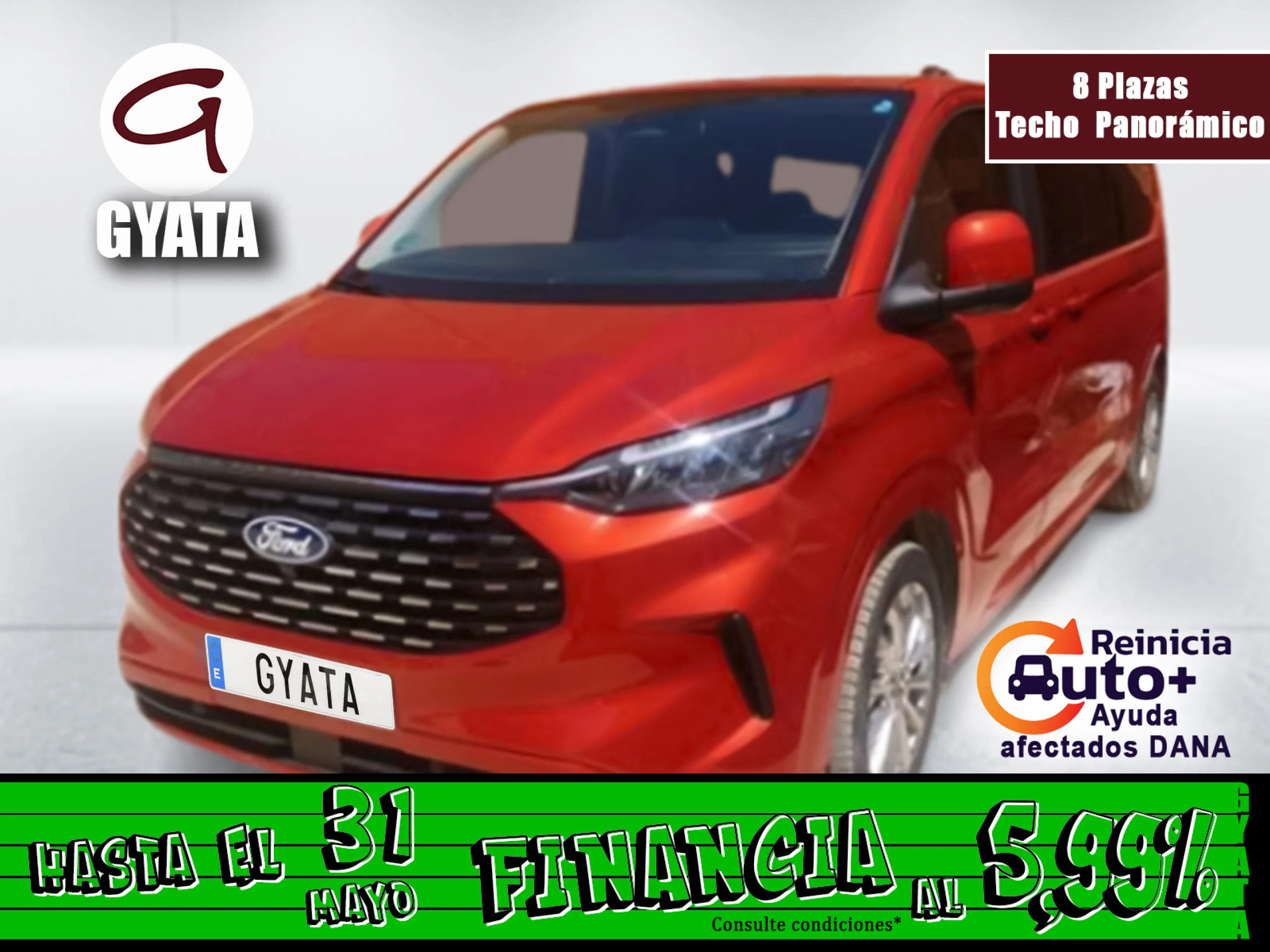Ford Tourneo Custom 2.0 Ecoblue L2 Titanium Auto AWD 125 kW (170 CV) - Foto 1